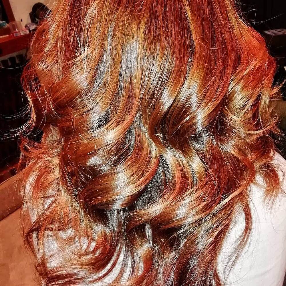 Coloración de cabello realizada en Avanzza